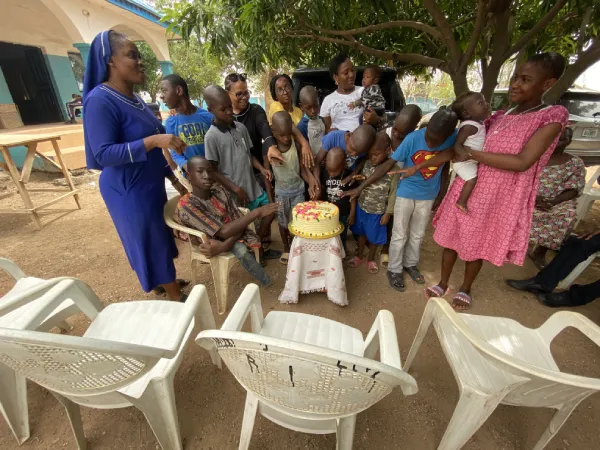 Children learning in a classroom